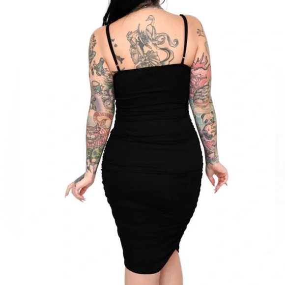 RARE NWOT Foxblood Gia Dress Black Size XL Bodycon - Picture 2 of 8